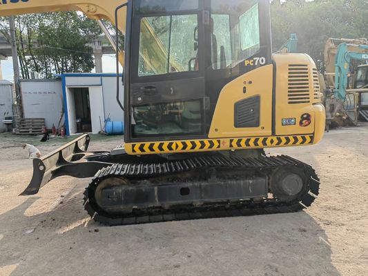 Original Japan Used Excavator Komatsu PC70-8 Crawler Type Excavator