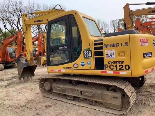 12 Tons Used Komatsu PC120-6 Crawler Hydraulic Excavator Security Guarantee