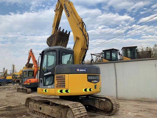 PC128US-2E Used Komatsu Excavator Crawler 13 Ton Excavator High Precision
