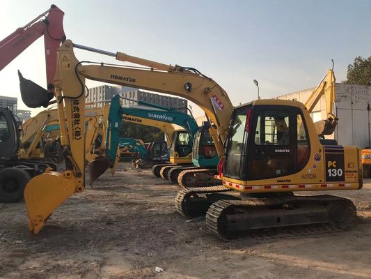 Energy Saving Used Komatsu PC130 6 Crawler High Stability Original Color