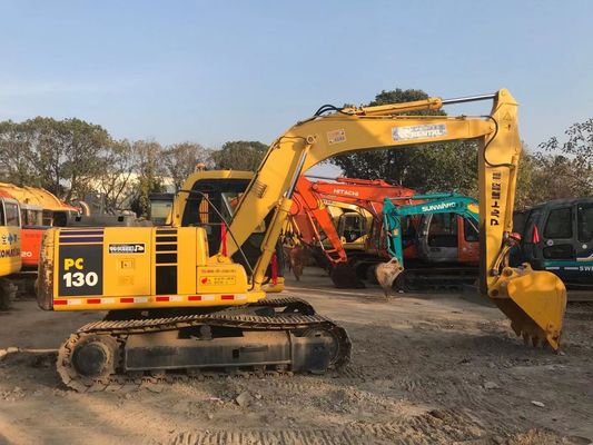 Energy Saving Used Komatsu PC130 6 Crawler High Stability Original Color