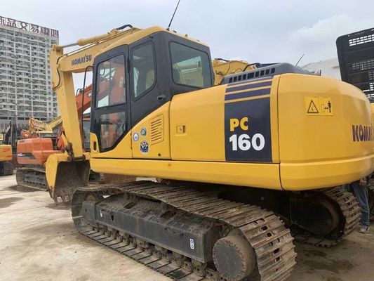 Japan Komatsu PC160LC-7 Mini Crawler Excavator Second Hand With Powerful Engine