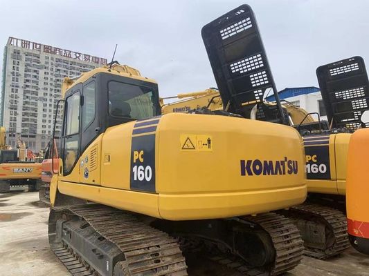 Japan Komatsu PC160LC-7 Mini Crawler Excavator Second Hand With Powerful Engine