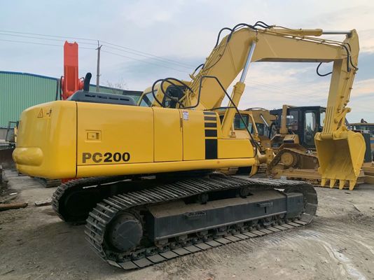 High Efficiency Used Komatsu PC200 6 Excavator Original Japan Powerful