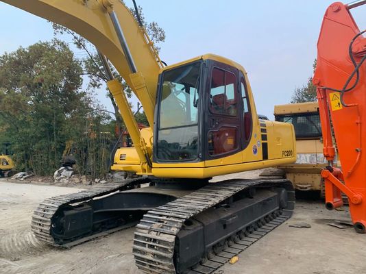 High Efficiency Used Komatsu PC200 6 Excavator Original Japan Powerful