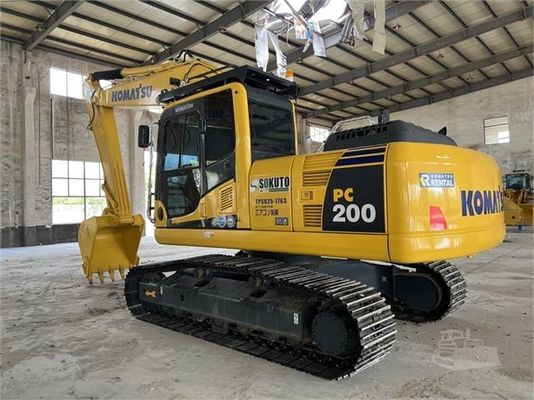 PC200-8 Used Komatsu Excavator Original Japan Maintainable Second Hand Diggers