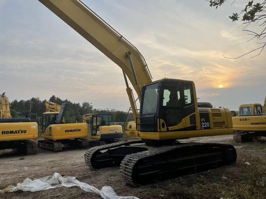 Originla Japan Used Komatsu Excavator PC220-7 Crawler With 18 Meters Long Arm