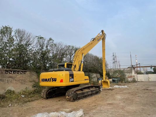 Originla Japan Used Komatsu Excavator PC220-7 Crawler With 18 Meters Long Arm