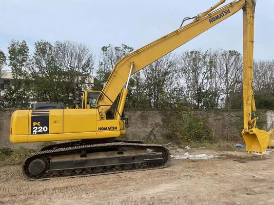 Originla Japan Used Komatsu Excavator PC220-7 Crawler With 18 Meters Long Arm
