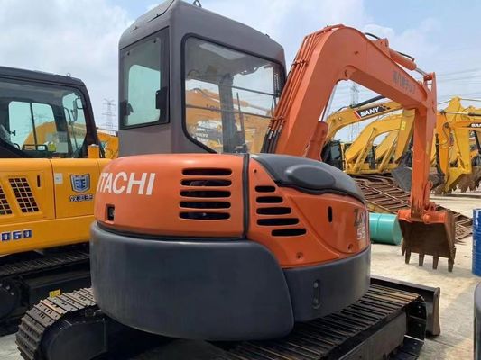 Original Japan Used Hitachi ZX55UR Mini Excavator In Excellent Condition
