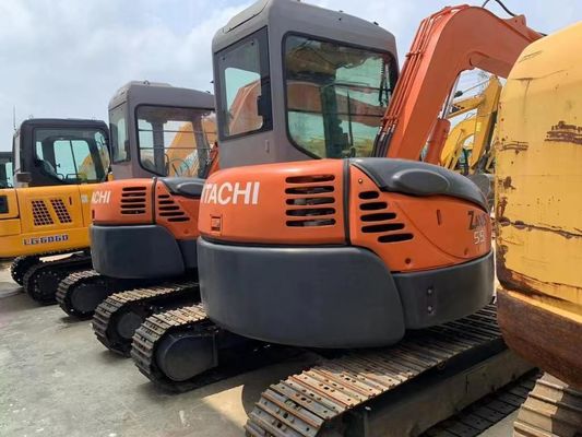 Original Japan Used Hitachi ZX55UR Mini Excavator In Excellent Condition