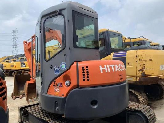 Original Japan Used Hitachi ZX55UR Mini Excavator In Excellent Condition