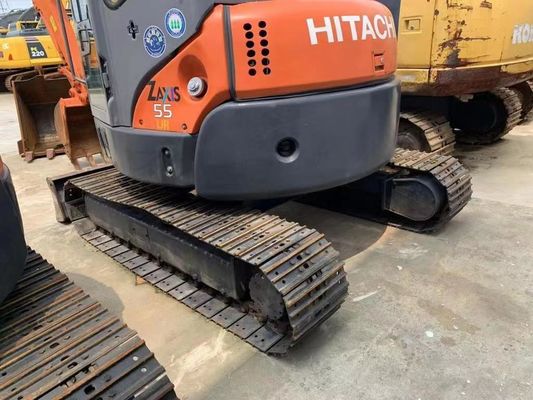 Original Japan Used Hitachi ZX55UR Mini Excavator In Excellent Condition