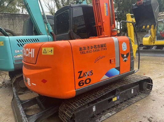 Original Japan Used Hitachi ZX60 Mini Crawler Excavator With Hydraulic Thumb