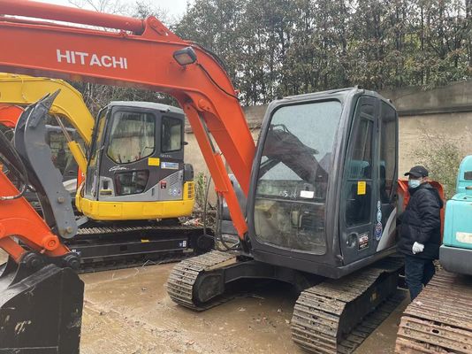 Original Japan Used Hitachi ZX60 Mini Crawler Excavator With Hydraulic Thumb