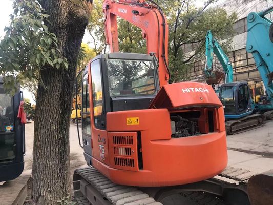 Japan Used Excavator ZX75US-3 Energy Efficient Hitachi Crawler Excavator