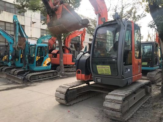 Japan Used Excavator ZX75US-3 Energy Efficient Hitachi Crawler Excavator