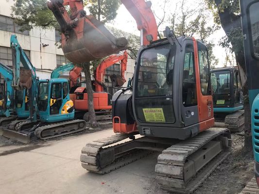 Japan Used Excavator ZX75US-3 Energy Efficient Hitachi Crawler Excavator