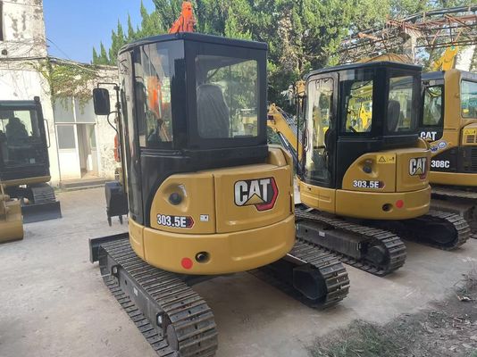 Energy Efficiency Used CAT Excavator Crawler Caterpillar 303.5 E CR Rustproof