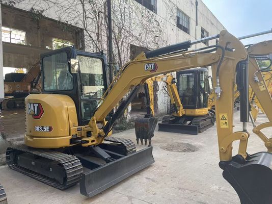 Energy Efficiency Used CAT Excavator Crawler Caterpillar 303.5 E CR Rustproof
