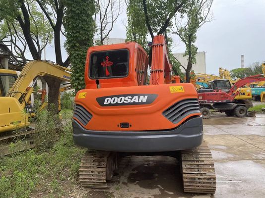 Doosan DX75-9C Second Hand Mini Excavator 2017 Year Visibility And Safety