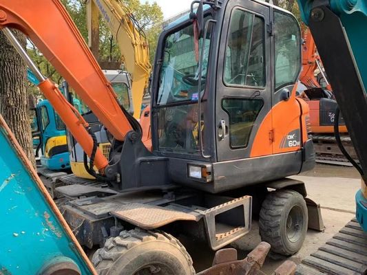 Used Doosan DX60W Wheel Excavator In Excellent Condition/Used Doosan Mini Wheel Excavator For Sale