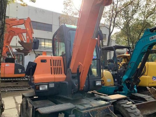 Used Doosan DX60W Wheel Excavator In Excellent Condition/Used Doosan Mini Wheel Excavator For Sale