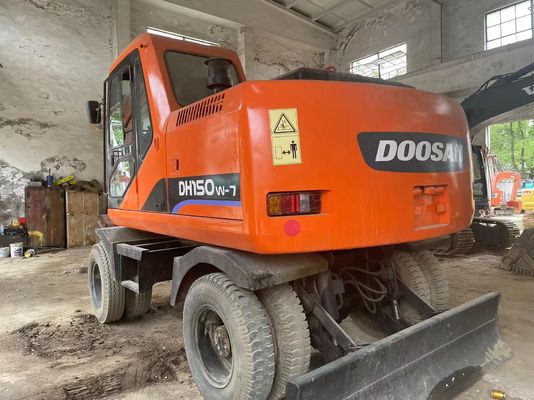 2012 Year Used Wheeled Mini Excavator Doosan DH150W-7 Good Condition