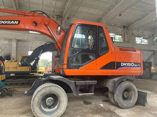 2012 Year Used Wheeled Mini Excavator Doosan DH150W-7 Good Condition