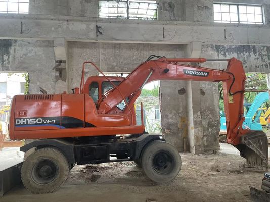2012 Year Used Wheeled Mini Excavator Doosan DH150W-7 Good Condition