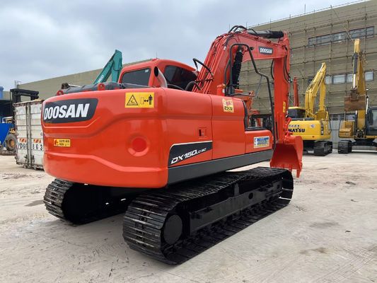 Crawler Mounted DX150-9C Used Doosan Excavator Original Korea Versatility
