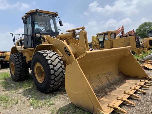 Low noise 966H Used CAT Wheel Loader High Efficiency With CAT Engine