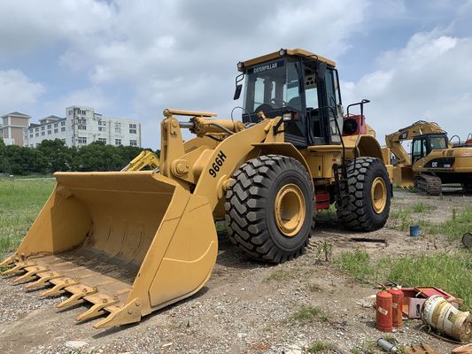 Low noise 966H Used CAT Wheel Loader High Efficiency With CAT Engine
