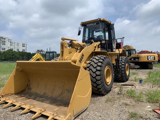 Low noise 966H Used CAT Wheel Loader High Efficiency With CAT Engine