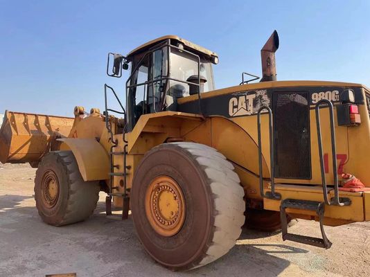 Wheeled Second Hand Caterpillar 980G Loader Easy Operation In Good Condition