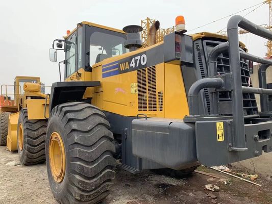 Repaint Color Used Wheel Loader Komatsu WA470-6 Second Hand Loader
