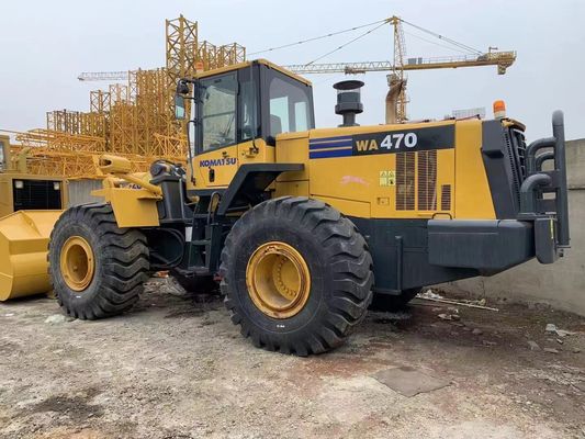 Repaint Color Used Wheel Loader Komatsu WA470-6 Second Hand Loader