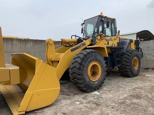 Repaint Color Used Wheel Loader Komatsu WA470-6 Second Hand Loader
