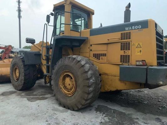Heavy Duty Used Komatsu Wheel Loaders WA500-3 Long Lasting Energy Efficient