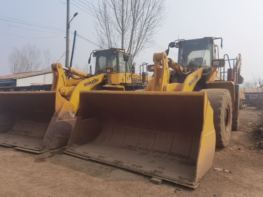 Used Komatsu WA500 6 Wheel Loader WA600-6 Fuel Efficiency For Construction