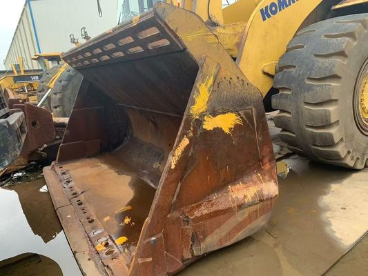Komatsu WA600-6 Used Small Wheel Loader WA500-6 Safety Operation For Mining