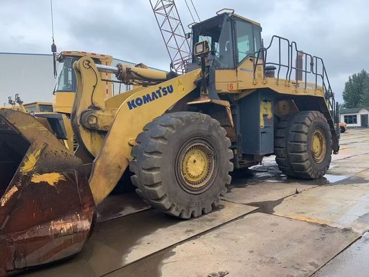 Komatsu WA600-6 Used Small Wheel Loader WA500-6 Safety Operation For Mining