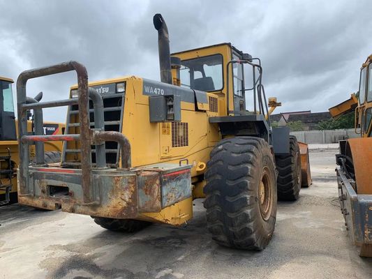 Original Color Used Komatsu WA470-3 Wheel Loader In Excellent Condition