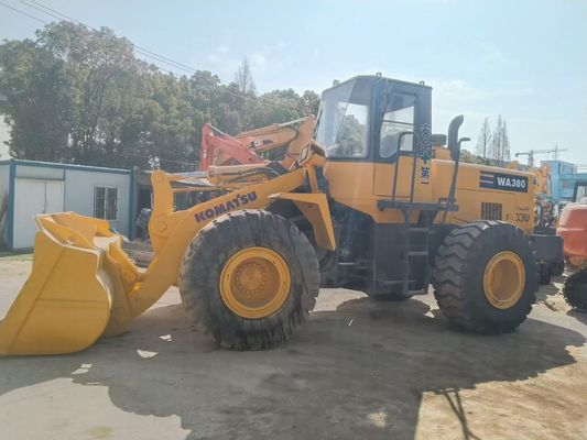 Japan WA380-3 Used Komatsu Wheel Loaders Long Lasting Easy Maintenance