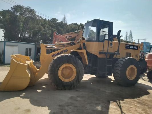Japan WA380-3 Used Komatsu Wheel Loaders Long Lasting Easy Maintenance