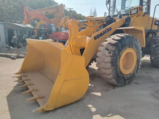 Japan WA380-3 Used Komatsu Wheel Loaders Long Lasting Easy Maintenance