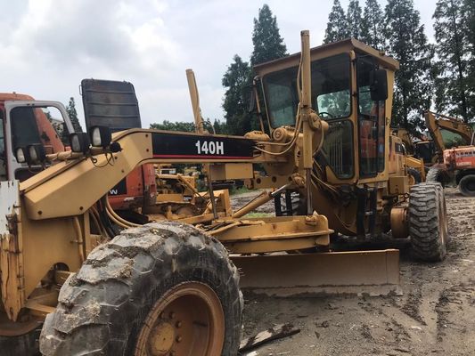 Used CAT 140H Motor Grader High Precision With Adaptable Blade Movement