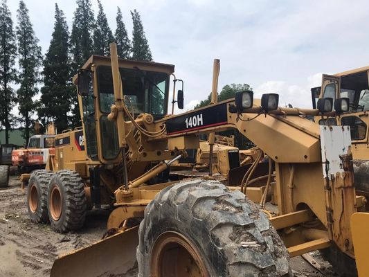 Used CAT 140H Motor Grader High Precision With Adaptable Blade Movement