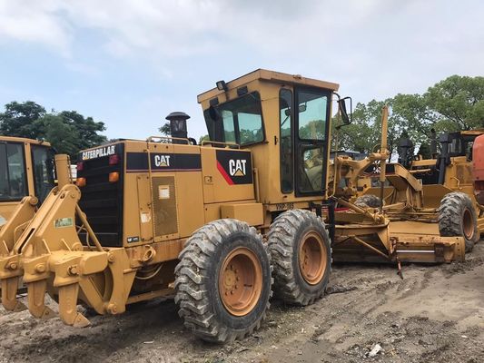 Used CAT 140H Motor Grader High Precision With Adaptable Blade Movement