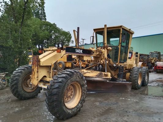 Original USA 140K Used CAT Motor Grader High Productivity Fuel Efficiency